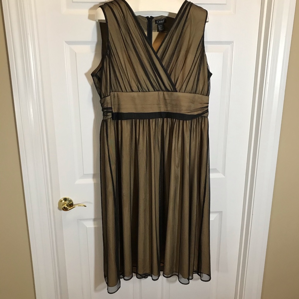 Cami Sleeveless Illusion Dress